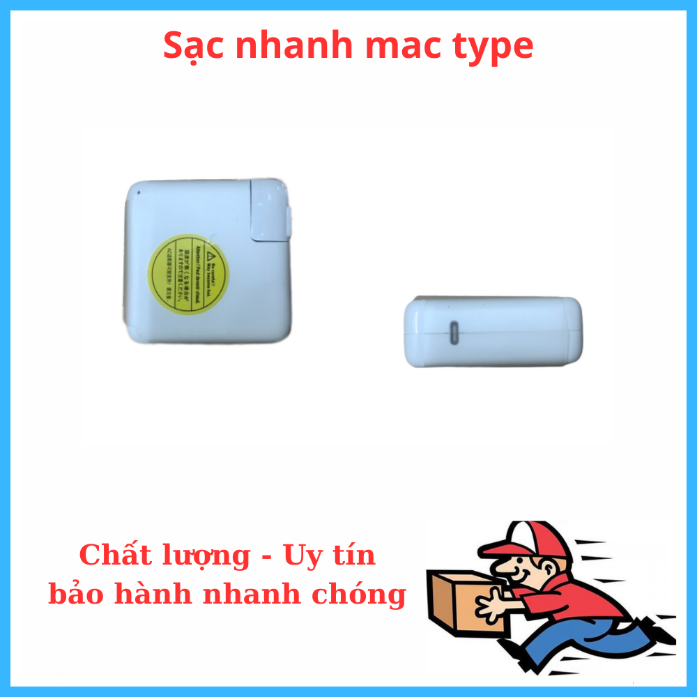 Sạc Nhanh TYPE C 30W 61W 87W 96W Chuyên Dùng thay thế cho các dòng máy MacBook Air Pro 16 15 13 inch USB C