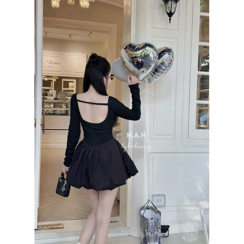 Váy nữ xoè chân phồng tiểu thư xinh lắm