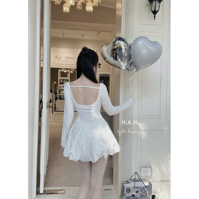 Váy nữ xoè chân phồng tiểu thư xinh lắm