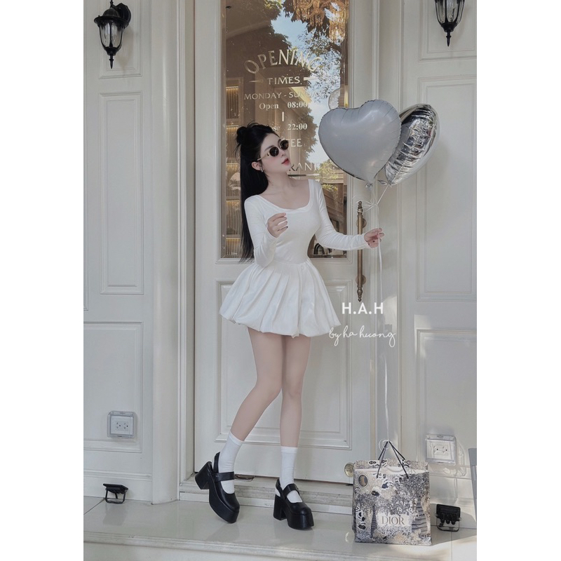 Váy nữ xoè chân phồng tiểu thư xinh lắm