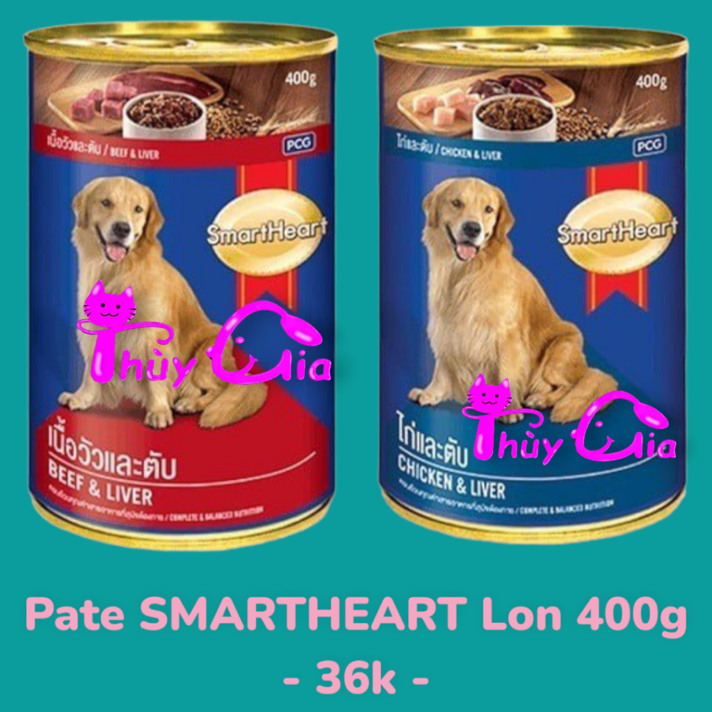 Pate Cho Chó Pate Smartheart Lon 400g