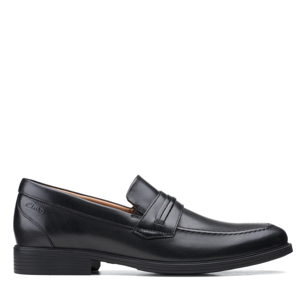 Giày Lười Da Nam Clarks - Whiddon Loafer màu Đen