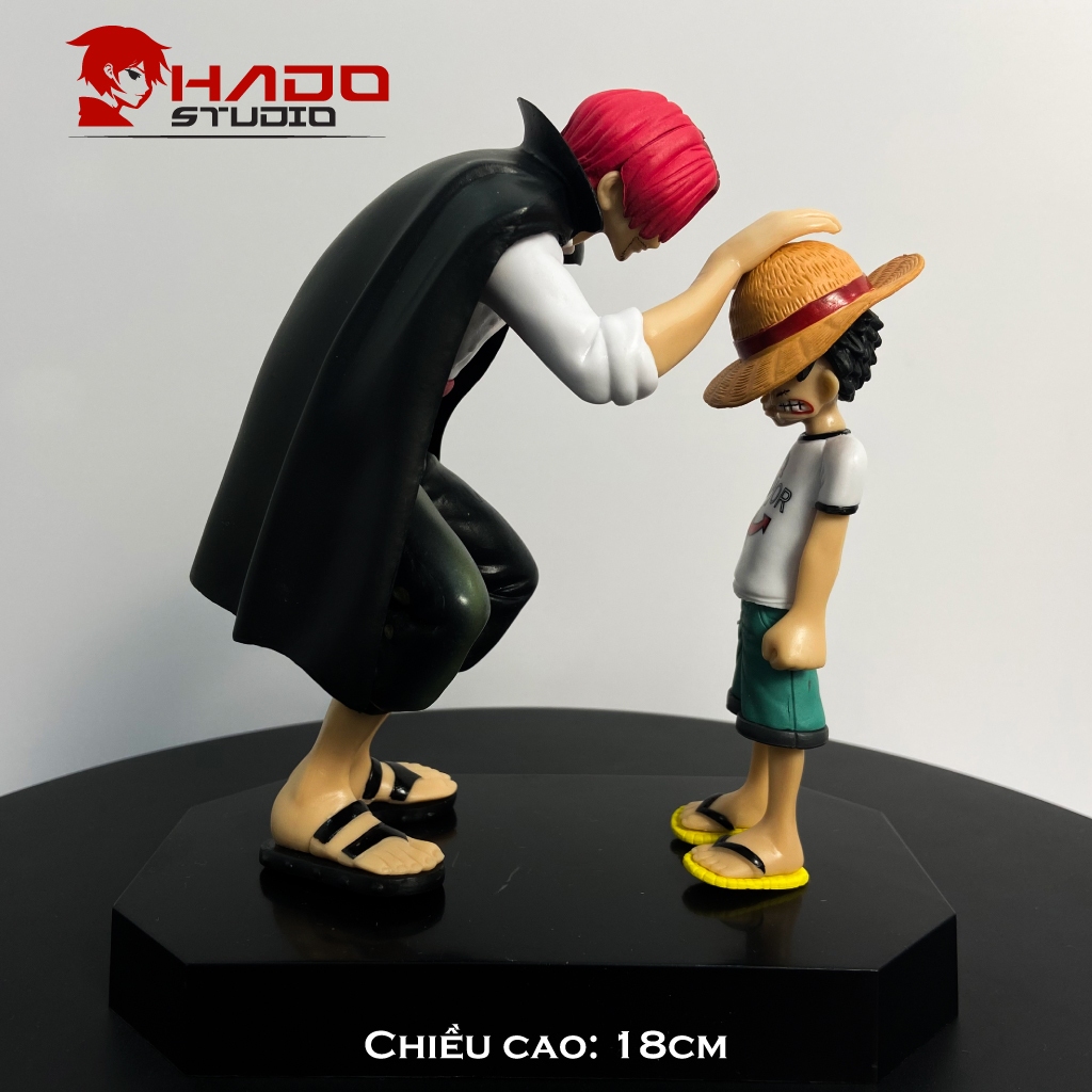 Mô hình Luffy, Shanks, One Piece, chiều cao 18cm