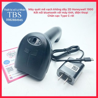 Máy quét mã vạch không dây Honeywell 1902GHD kết nối Bluetooth điện thoại, máy quét 1902GHD quét các mã 1D 2D
