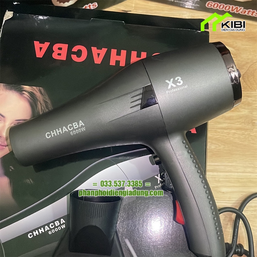 Máy sấy tóc siêu nhanh, máy xấy tóc X3 đa năng với 2 tốc độ sấy