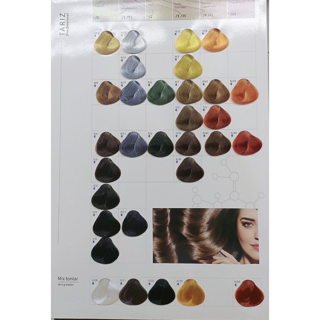 Bảng Màu Mix & Phủ Bạc Collagen Tariz 100ML - không kèm oxy