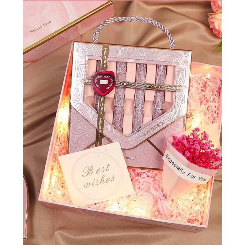 Set 4 son lì làm quà tặng cao cấp