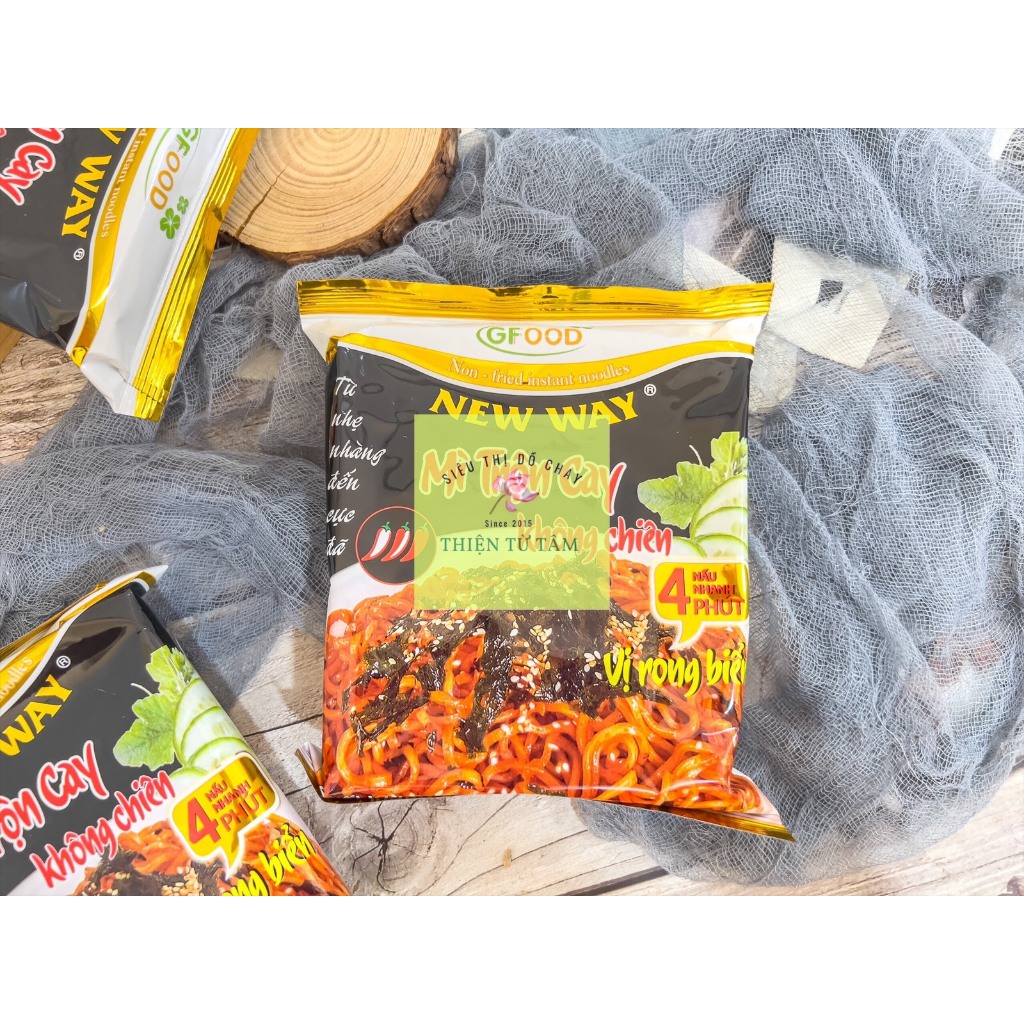 Mì Trộn Cay New Way Vị Rong Biển Không Chiên Gói
