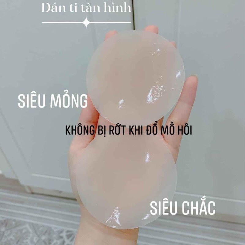 Miếng dán ngực silicon tự thân Vanvene tàng hình không keo dính AD468 chống nước dán chắc chắn