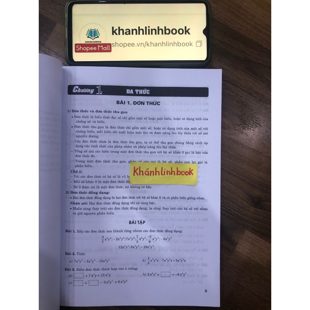 Sách - 500 Bài tập cơ bản và nâng cao Toán lớp 8