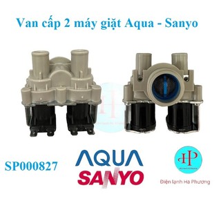 Van cấp nước máy giặt sanyo - aqua - van cấp 2 máy giặt aqua - sanyo mới hãng - f68