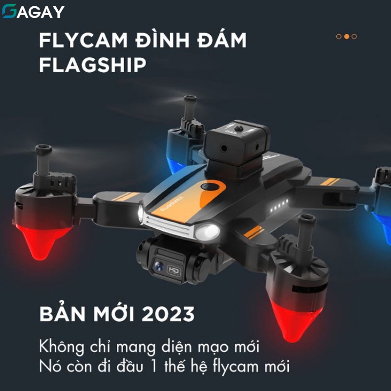Flycam Mini S13 PRO máy bay không người lái tránh chướng ngoại vật, flycam mini giá rẻ, camera kép 8K bảo hành 12 tháng
