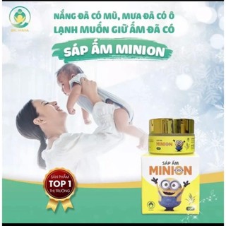 SÁP ẤM minion - giữ ấm cơ thể bé, chống khô da, phòng cảm lạnh - hàng chính hãng