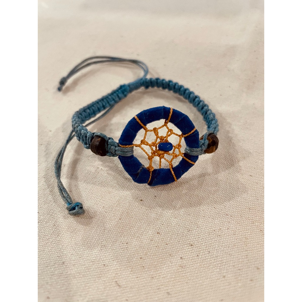 Vòng Đeo Tay Dây Đan Dream Catcher Phong Cách Vintage