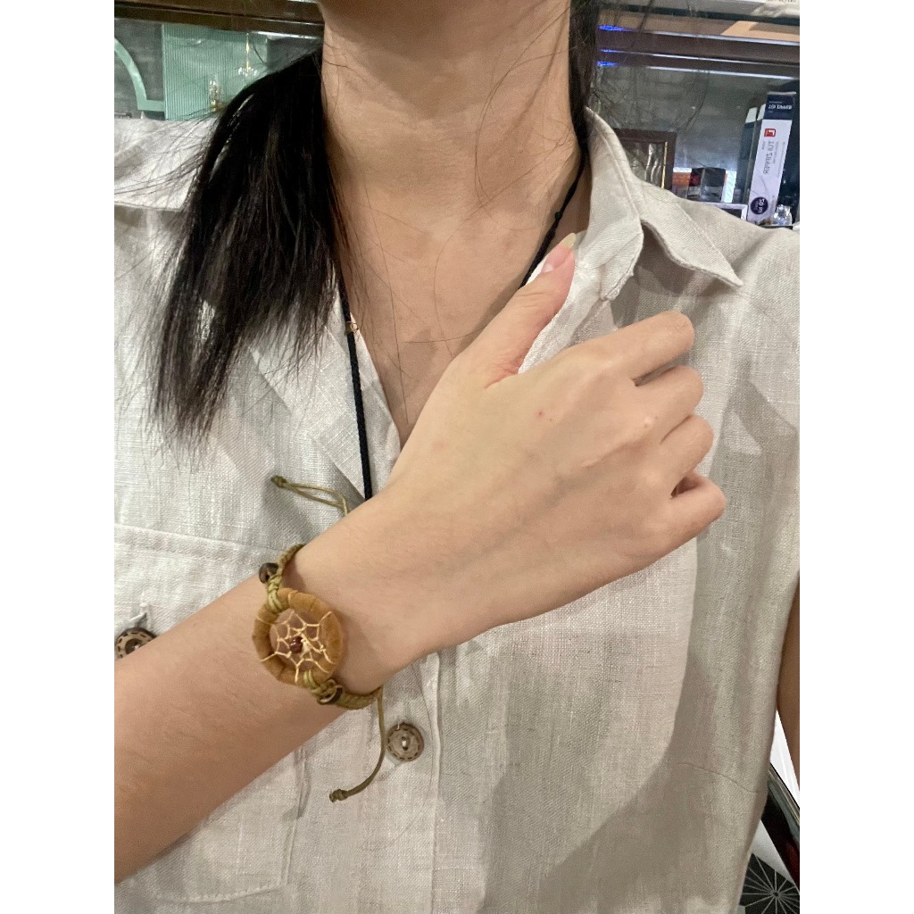 Vòng Đeo Tay Dây Đan Dream Catcher Phong Cách Vintage