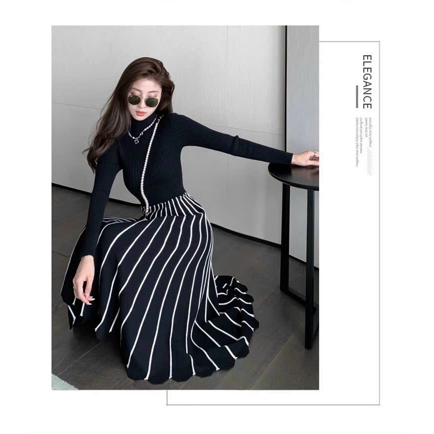 Váy Công Sở Liền Thân Cao Câp Sexy