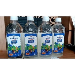 Dầu dừa ép lạnh organic 1l tặng 1 lăn bi dầu dừa
