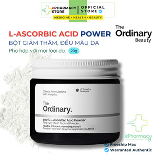 Bột vitamin c the ordinary 100% l-ascorbic acid powder - giúp trắng sáng đều màu da, giảm thâm sạm 20g
