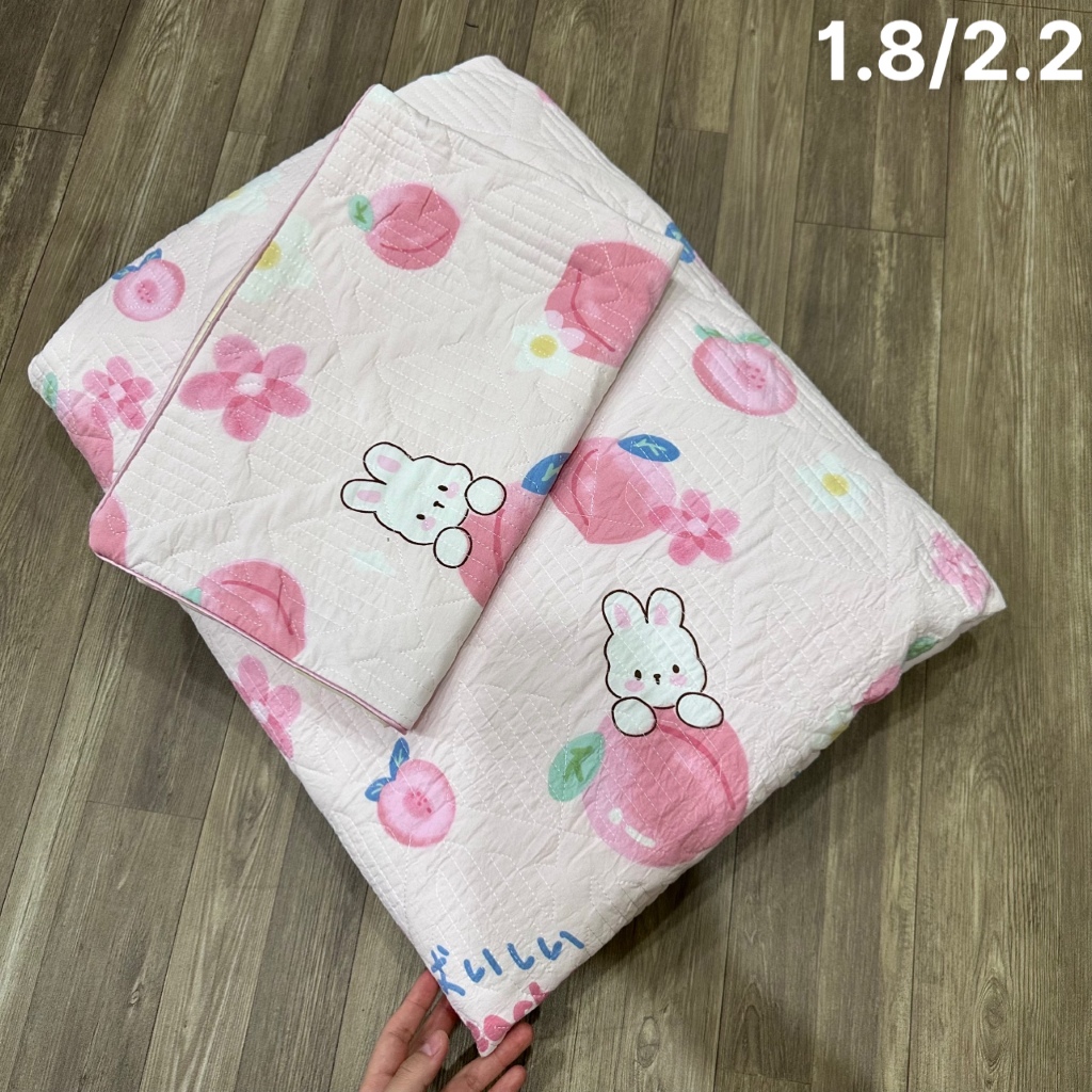 Bộ ga gối tặng kèm vỏ ôm 4 chi tiết cotton đũi trần phiên bản mới nhất, Chất cotton đũi hàn thì đẹp mềm, mát, mịn đẹp mê