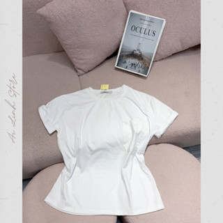 Áo thun trơn có túi cotton 2 chiều - Ái Linh Store