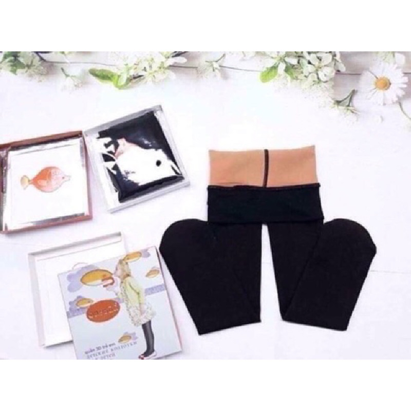 Quần tất 3D 2 lớp cho bé gái siêu điệu đà