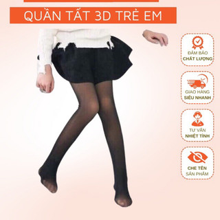 Quần tất 3D 2 lớp cho bé gái siêu điệu đà
