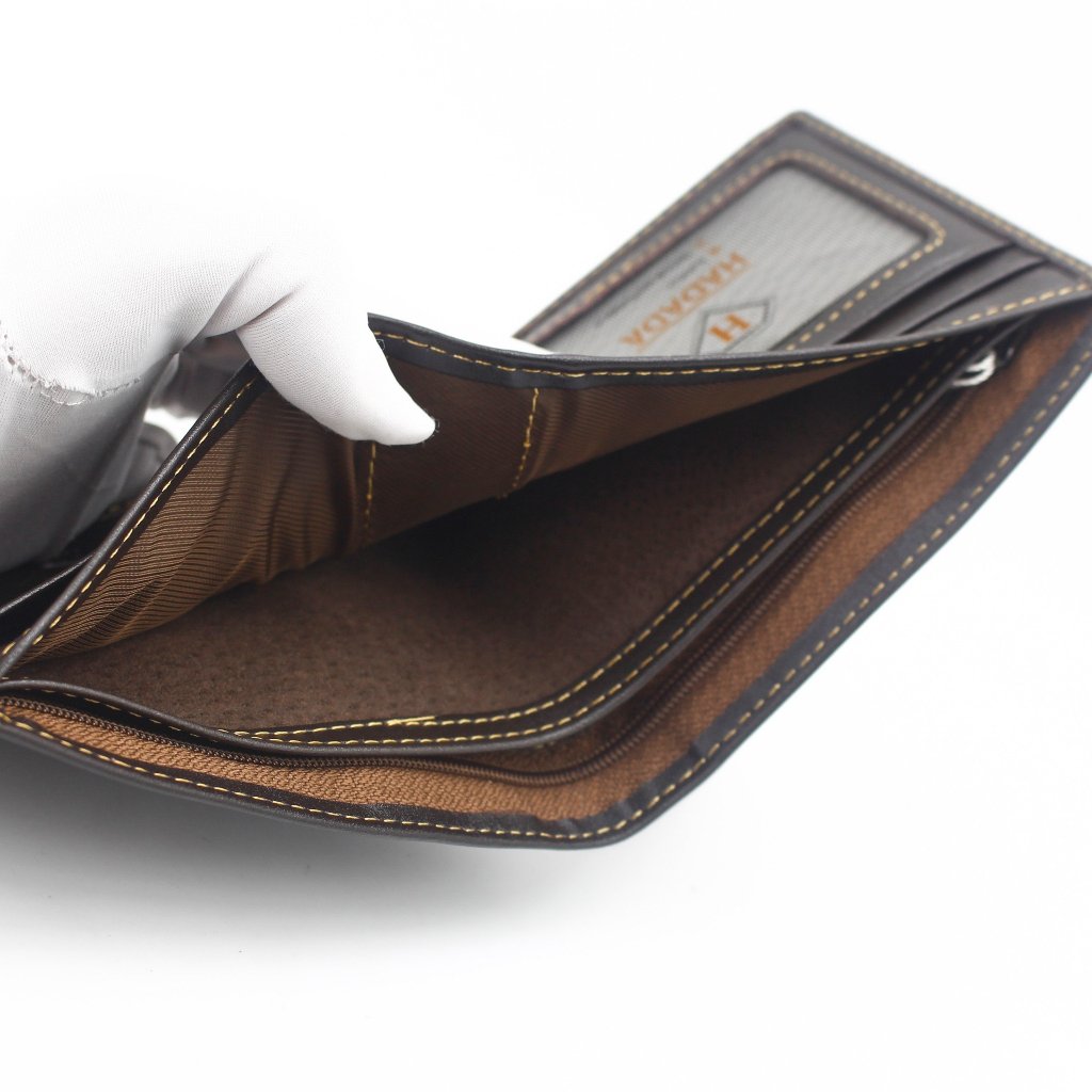 Ví da bò Hadada VHD27 dáng ngang