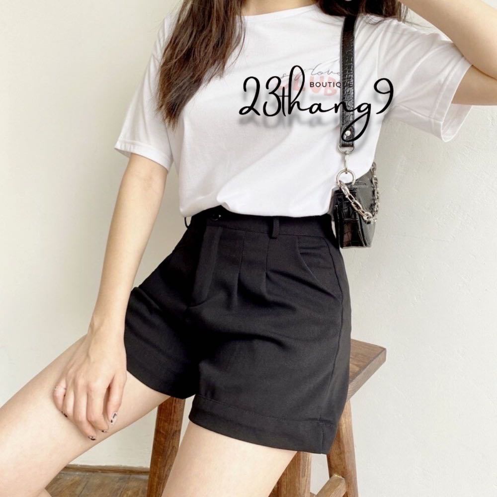 Quần Short Nữ Vải Linen