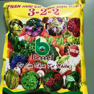 Phân bón hữu cơ sinh học better 1kg - phân bón hoa cây kiểng - dinh dưỡng cho cây trồng