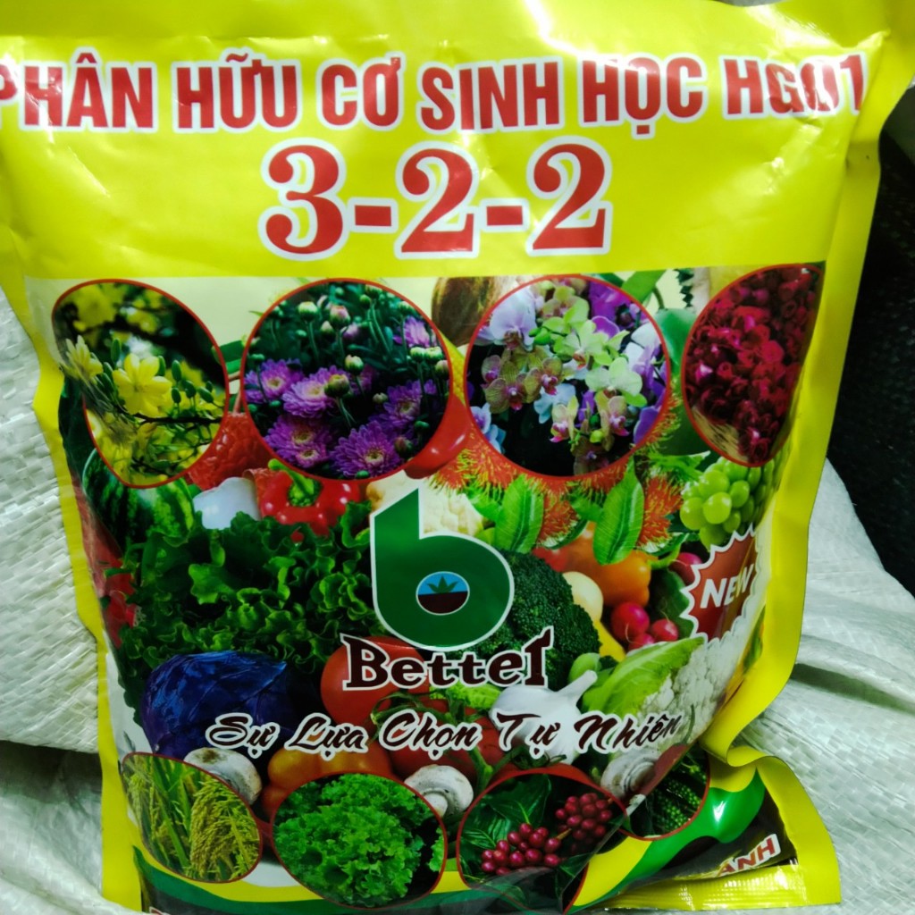 Phân Bón Hữu Cơ Sinh Học Better 1kg - Phân Bón Hoa Cây Kiểng Dinh Dưỡng Cho Cây Trồng
