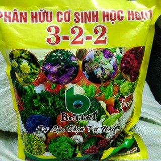 Phân bón hữu cơ sinh học better 1kg - phân bón hoa cây kiểng dinh dưỡng cho cây trồng
