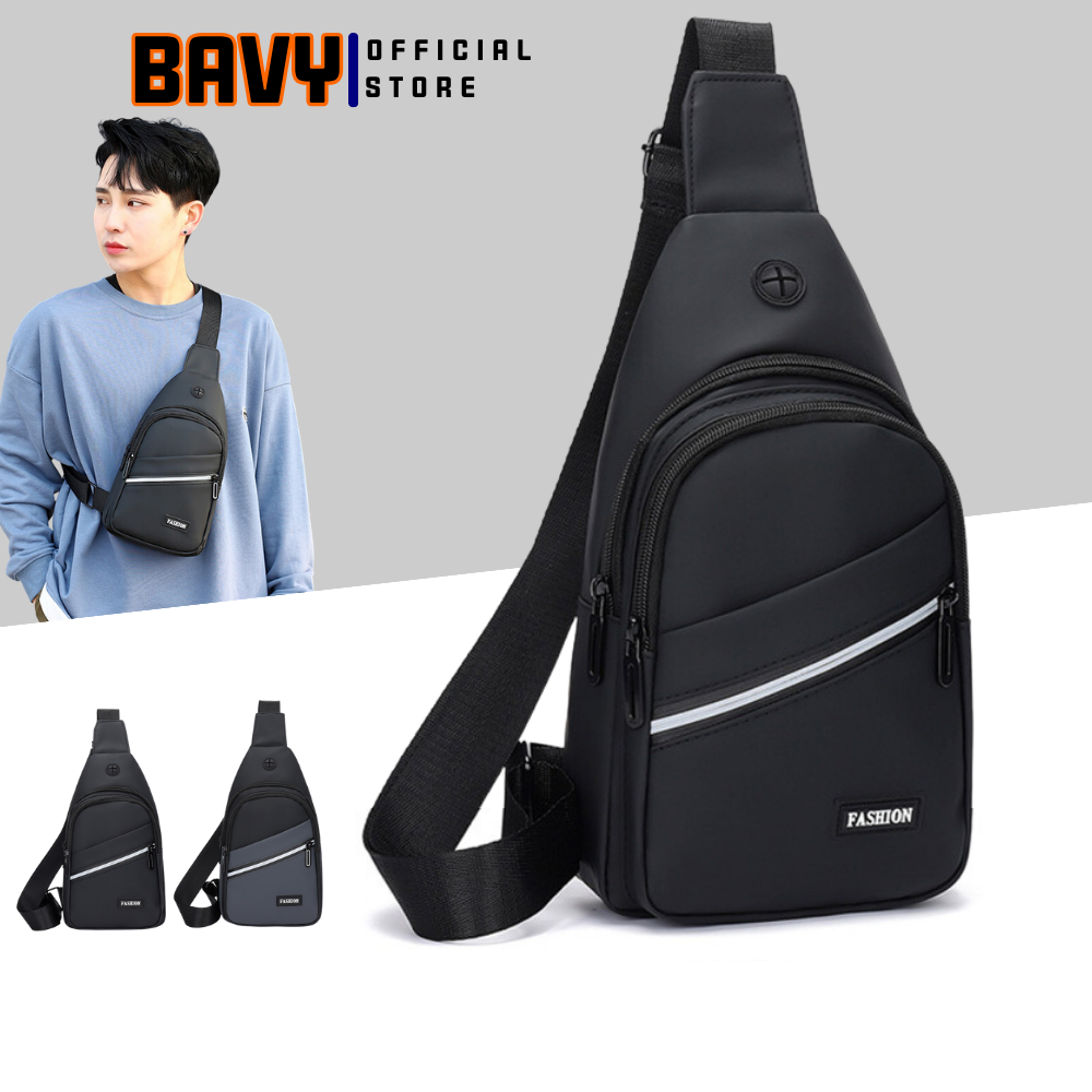 Túi đeo chéo nam mini Ba Vy FASHION chống nước thời trang Hàn Quốc đựng điện thoại đi chơi TĐC24AB