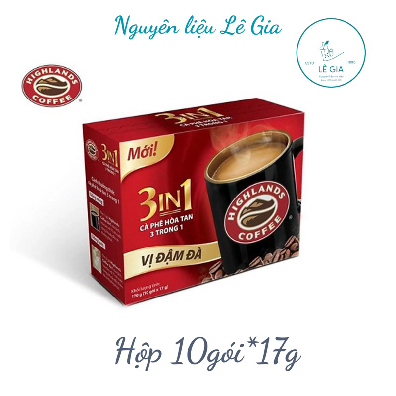 Cà Phê Highlands Coffee 3in1 Hòa Tan