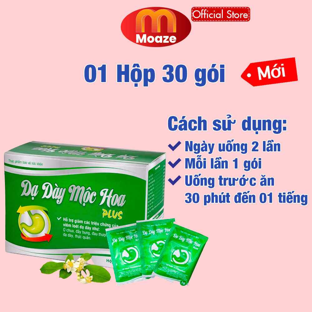 Dạ Dày Mộc Hoa Plus - Đánh Bay Trào Ngược, Viêm Loét Dạ Dày