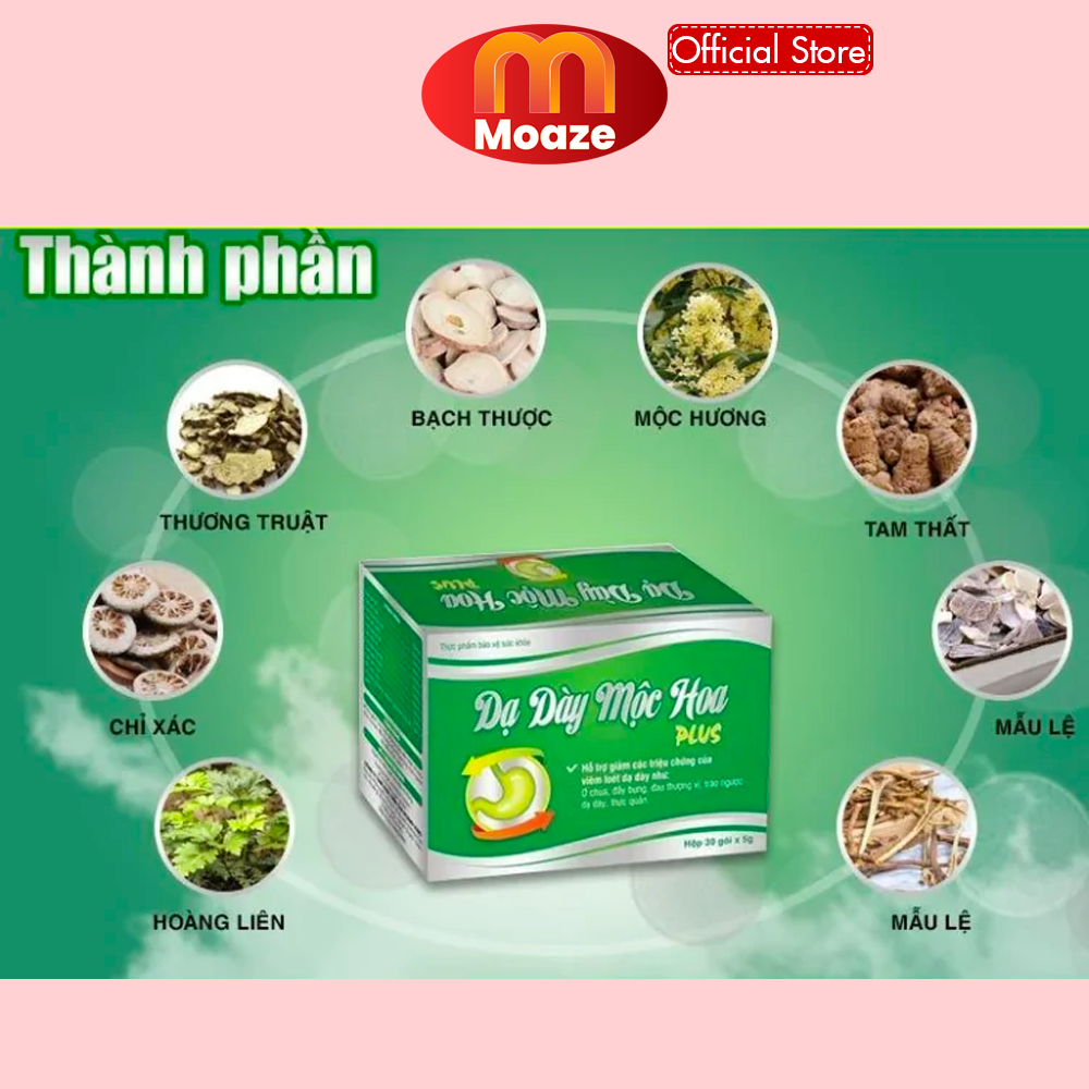 Dạ Dày Mộc Hoa Plus - Đánh Bay Trào Ngược, Viêm Loét Dạ Dày