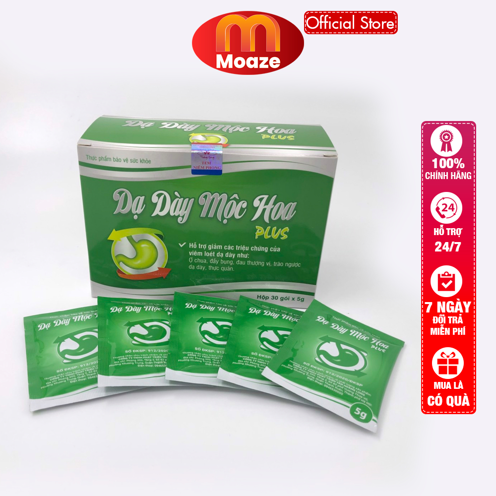 Dạ Dày Mộc Hoa Plus - Đánh Bay Trào Ngược, Viêm Loét Dạ Dày