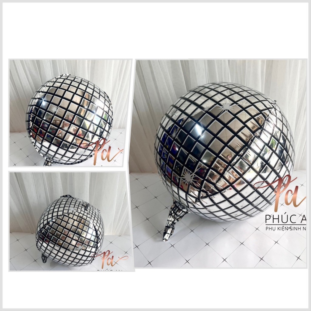 Bóng kiếng DISCO 4D trang trí sinh nhật, trang trí NOEL, trang trí sự kiện, trang trí party (giá xưởng)