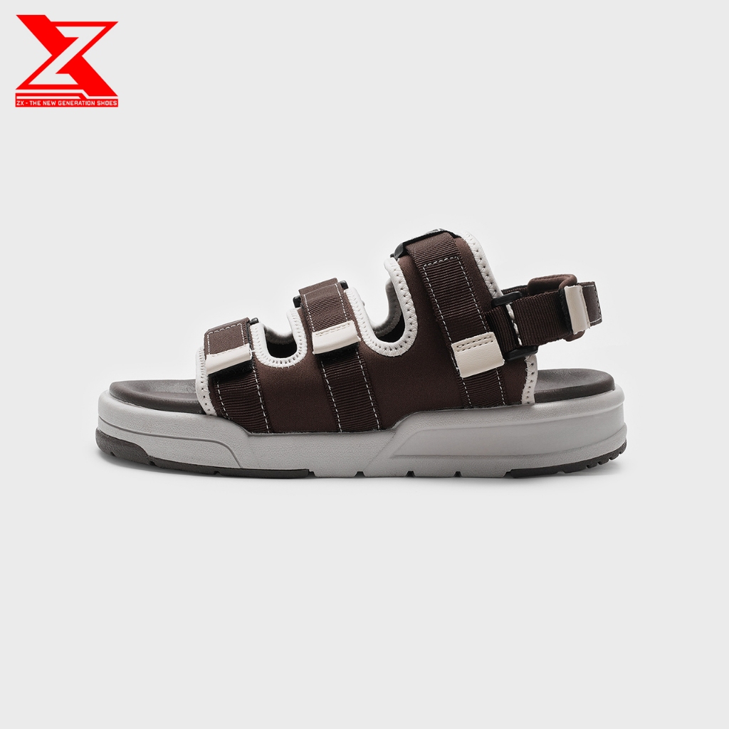 Sandal ZX xăng đan 3 quai ZX 3121 All Black Đế EVA Phylon có thể tháo quai hậu