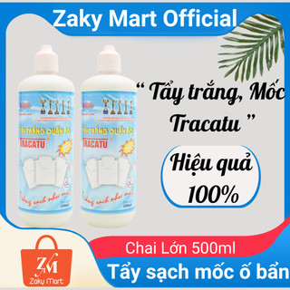 Thuốc Tẩy Mốc Tẩy Trắng Quần Áo Tracatu 500ml Tẩy Uế, Diệt Khuẩn, Khử Mùi Hôi Quần Áo Zaky Mart Official