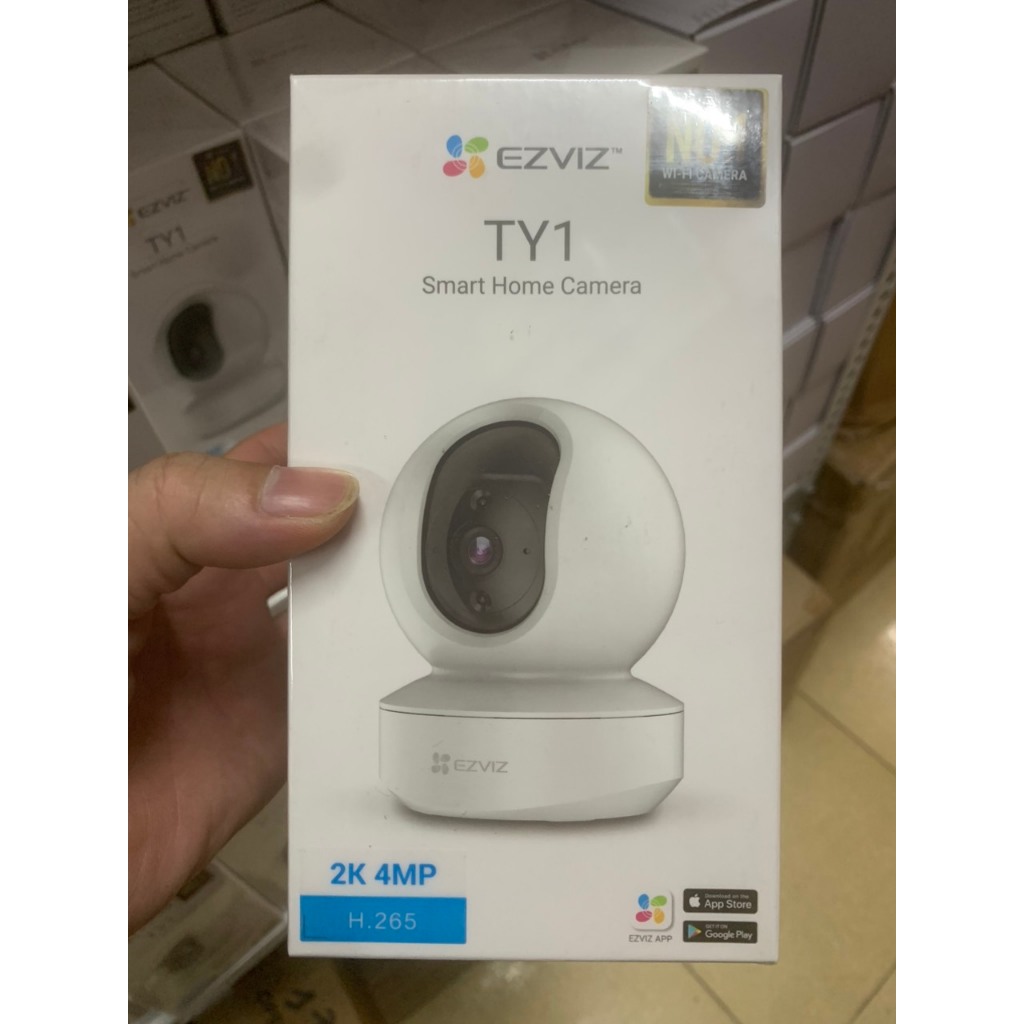 Camera Wifi EZVIZ TY1 4MP, 1080p quay quét, góc rộng, đàm thoại