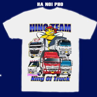 Áo thun Hino Team Việt Nam, áo thun trắng, cổ tròn bền màu