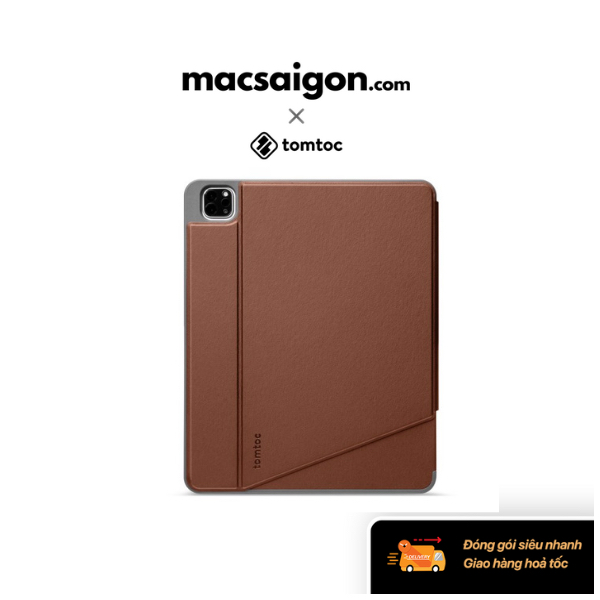 Bao da Tomtoc iPad Pro 11-inch thế hệ 3&4 B02 Tri-Mode B0203Y2 - Màu nâu