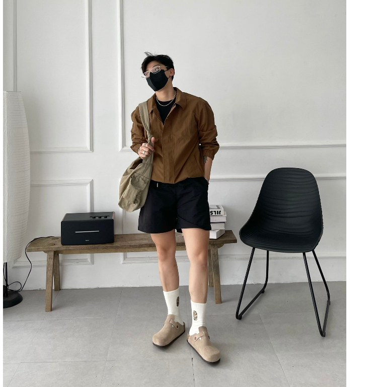 Áo khoác nylon dù basic