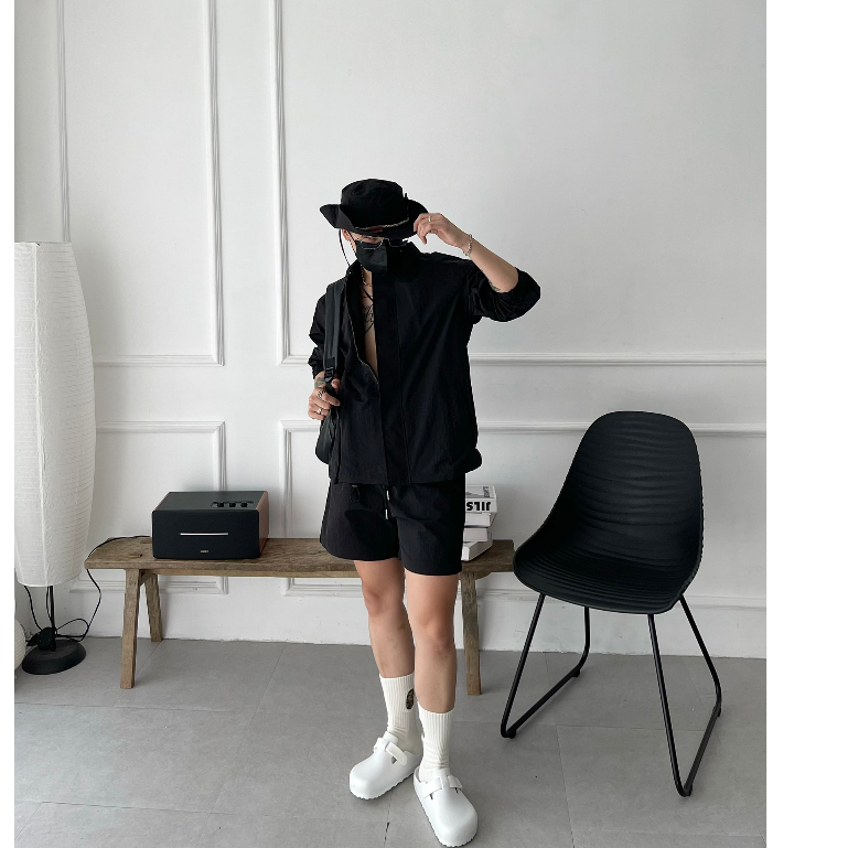 Áo khoác nylon dù basic