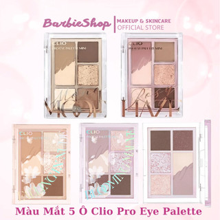 Màu Mắt 5 Ô Clio Pro Eye Palette Mini Mẫu Mới [01 - 02 - 03 - 04]