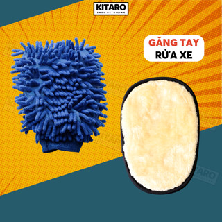 Găng Tay Rửa Xe Sợi Microfiber Chuyên Dùng Lau Rửa Xe, Vệ Sinh Nhà Cửa