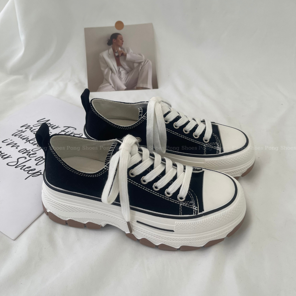 Giày thể thao Pong Shoes đế răng cưa- FULL BOX- Mã 1602