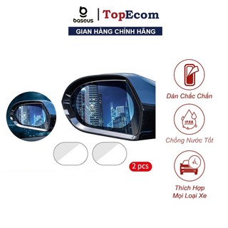 Bộ 2 Miếng Dán Gương Chiếu Hậu Ô Tô Chống Lóa Công Nghệ Nano Trong Suốt Bảo Bệ Chống Mờ Do Sương Mù Và Mưa - TopEcom