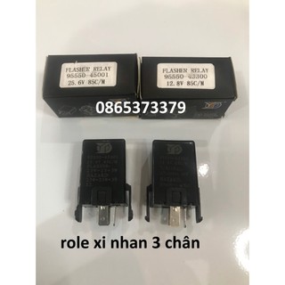 Role xi nhan 3 chân, role nháy 3 chân, role xi nhan ô tô xe tải 12v 24v