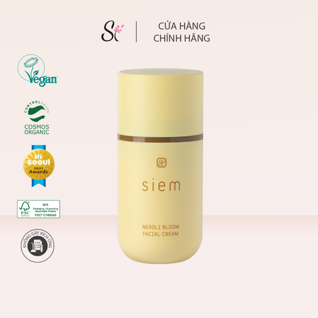 Kem Dưỡng Sáng Da Si siem Neroli Bloom Facial Cream 50 ml | 1.69 fl. oz